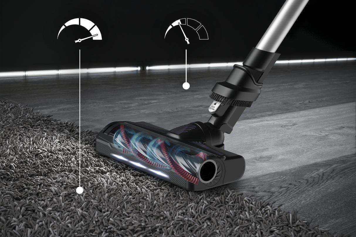 Rowenta RH2037 Aspirapolvere a bastone 2 in 1 Batteria Secco Senza sacchetto 0,4 L 250 W Nero, Viola