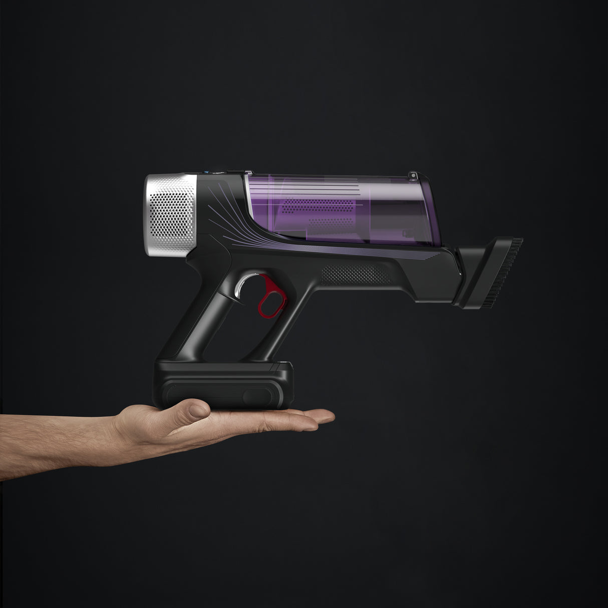 Rowenta RH2037 Aspirapolvere a bastone 2 in 1 Batteria Secco Senza sacchetto 0,4 L 250 W Nero, Viola