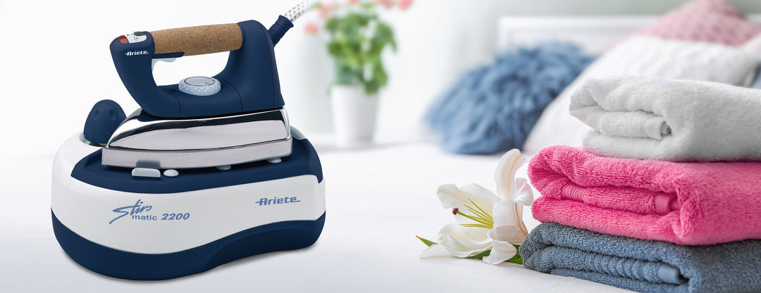 Ariete Stiromatic 2200 Ferro da Stiro a Caldaia White e Blue