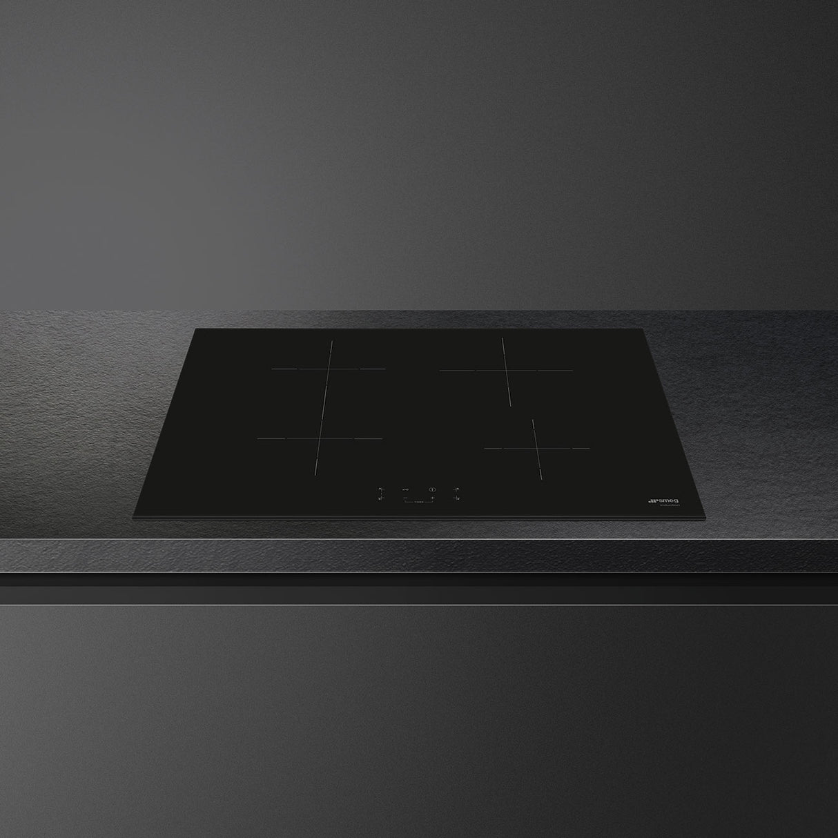Smeg Universal SI1B2742D piano cottura Nero Da incasso 75 cm Piano cottura a induzione 4 Fornello(i)