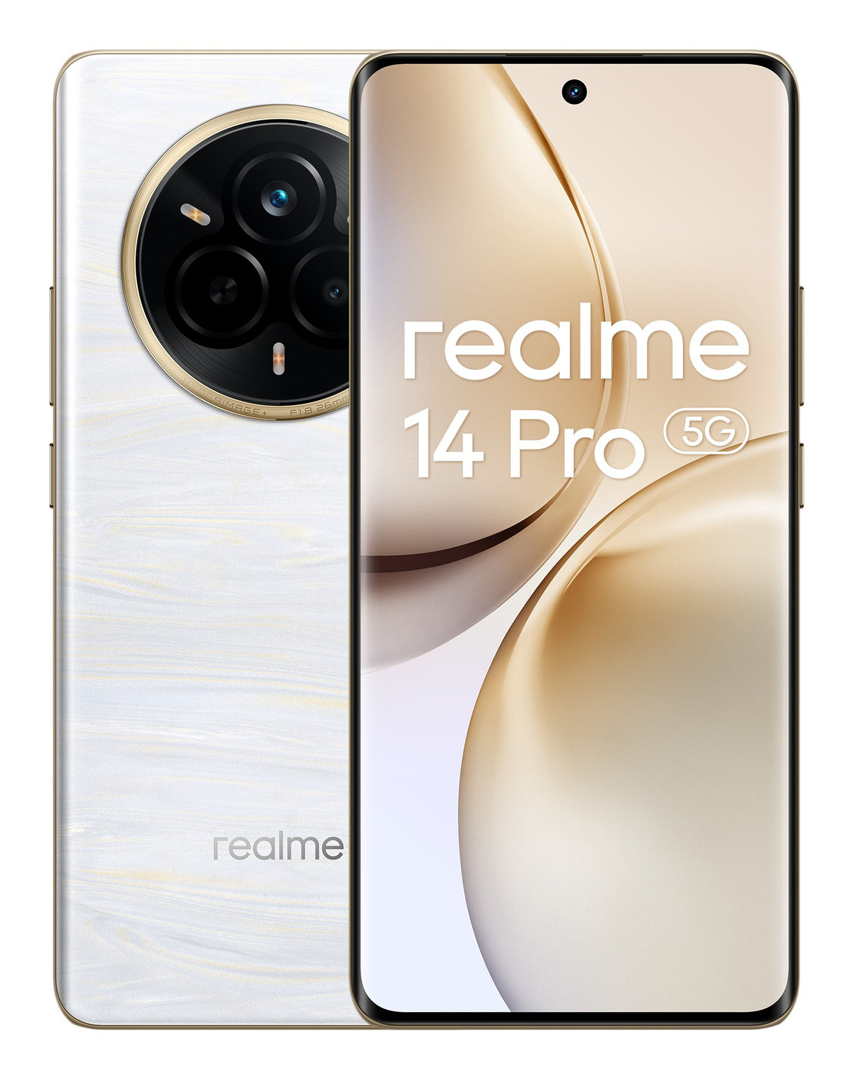 realme 14 Pro 5G 17,2 cm (6.77") Doppia SIM Android 15 USB tipo-C 8 GB 256 GB 6000 mAh Bianco