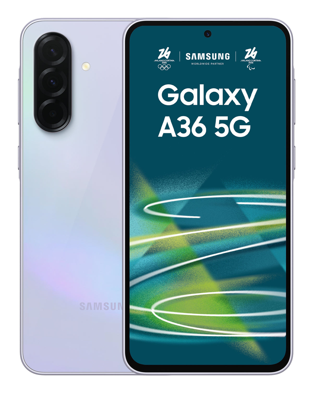 Samsung Galaxy A36 5G, Smartphone con Funzioni intelligenti, Display Super AMOLED 6.7”, 6GB RAM, 128GB, Camera 50MP, Batteria 5.000 mAh, IP67, Awesome Lavender