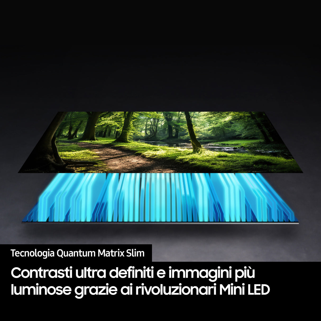 Samsung Neo QLED AI TV 75" QE75QN70FAUXZT 4K Mini LED, Processore NQ4 AI Gen2, 4K AI Upscaling, Motion Xcelerator 144Hz, Neo Quantum HDR, OTS Lite, AirSlim Design, Vision AI Smart TV, 2025
