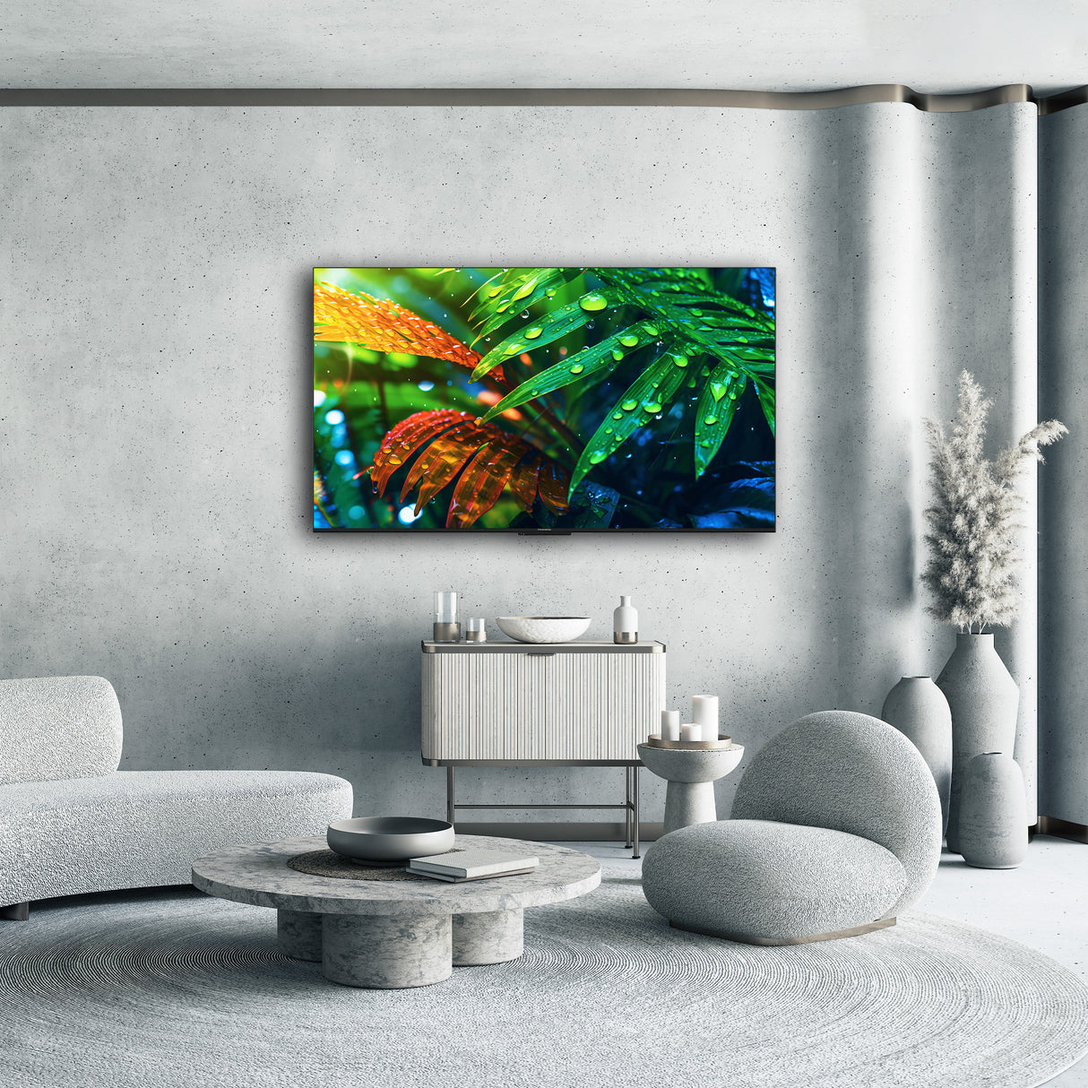 Thomson Q70 Series Smart MiniLED TV 55; Google TV; 3840 x 2160 (4K UHD), 1500000:1, LED, 144 Hz, DVB-T/T2/C/S/S2, HDR10, Wi-Fi, Bluetooth, LAN, HDMI 4 (2.1), USB 2 (2.0) + 1 (3.0), Central Stand, Black 139,7 cm (55") 4K Ultra HD Smart TV Nero 1000 cd/m²