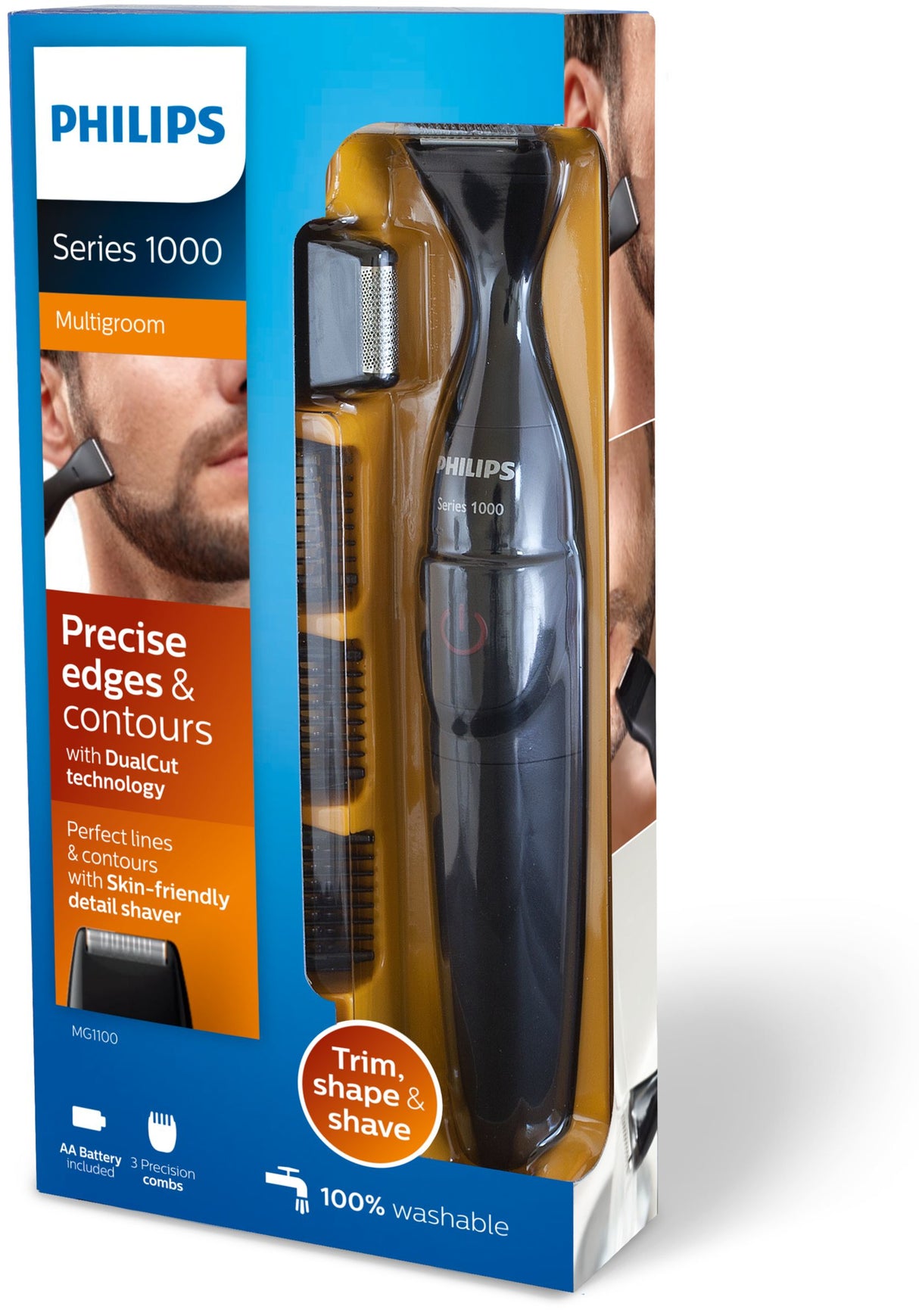 Philips MULTIGROOM Series 1000 Regolabarba di precisione