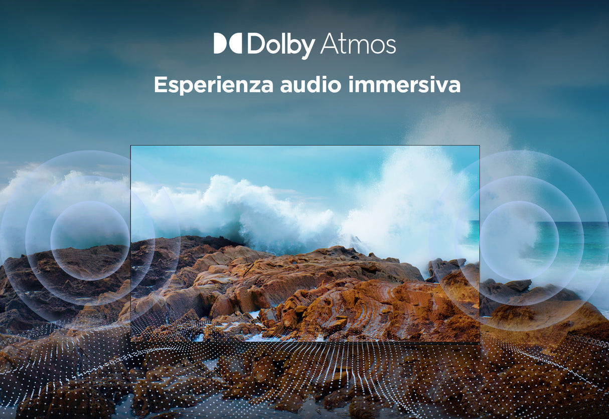 TCL C65 Serie C6 Smart TV QLED 4K 50" 50C655, Dolby Vision, Dolby Atmos, Google TV