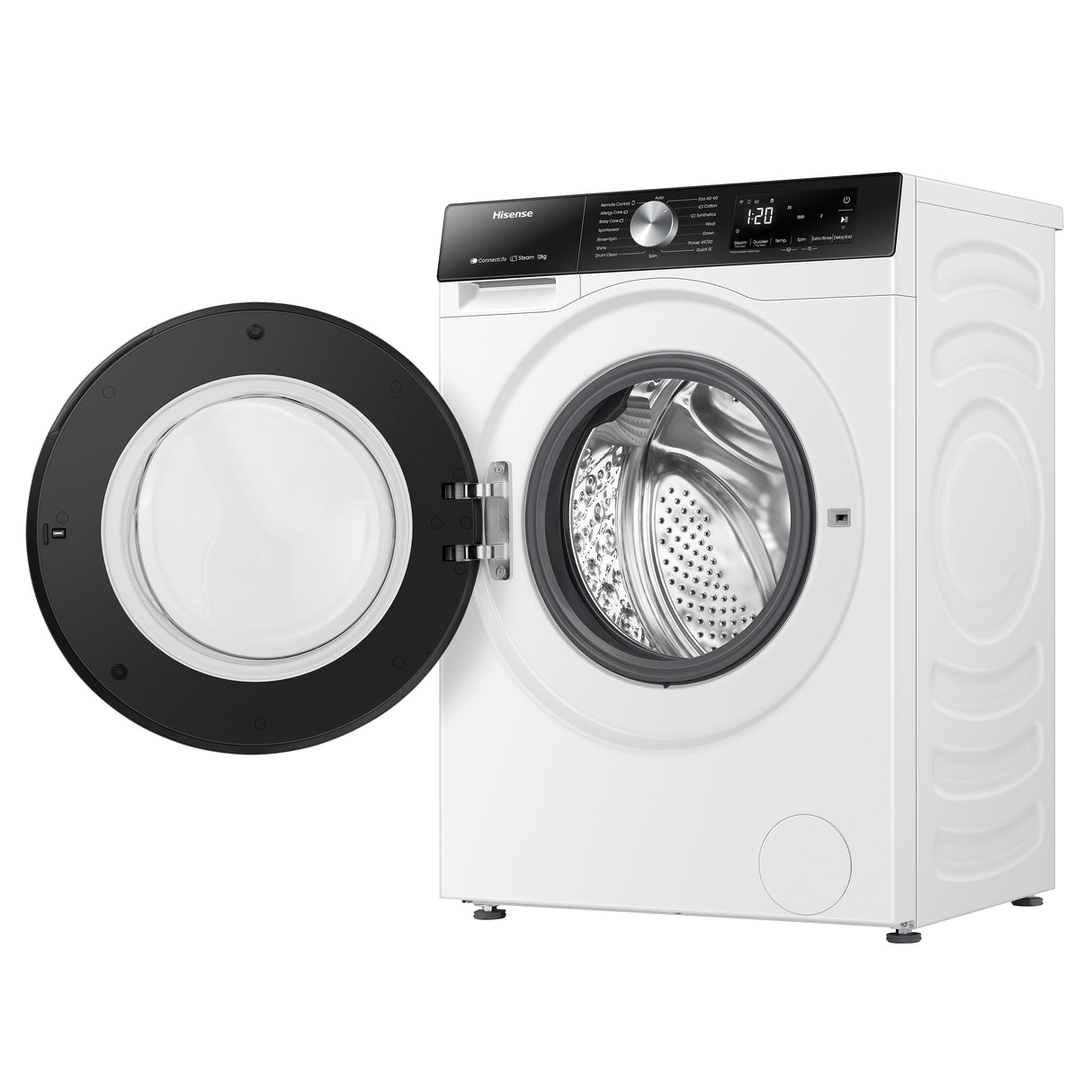 Hisense WF3S1243BW3 lavatrice Caricamento frontale 12 kg 1400 Giri/min Bianco