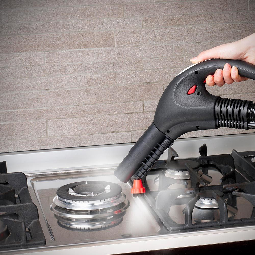 Polti Vaporetto Lecoaspira FAV50 Multifloor Pulitore a vapore cilindrico 1,8 L 1350 W Rosso, Bianco