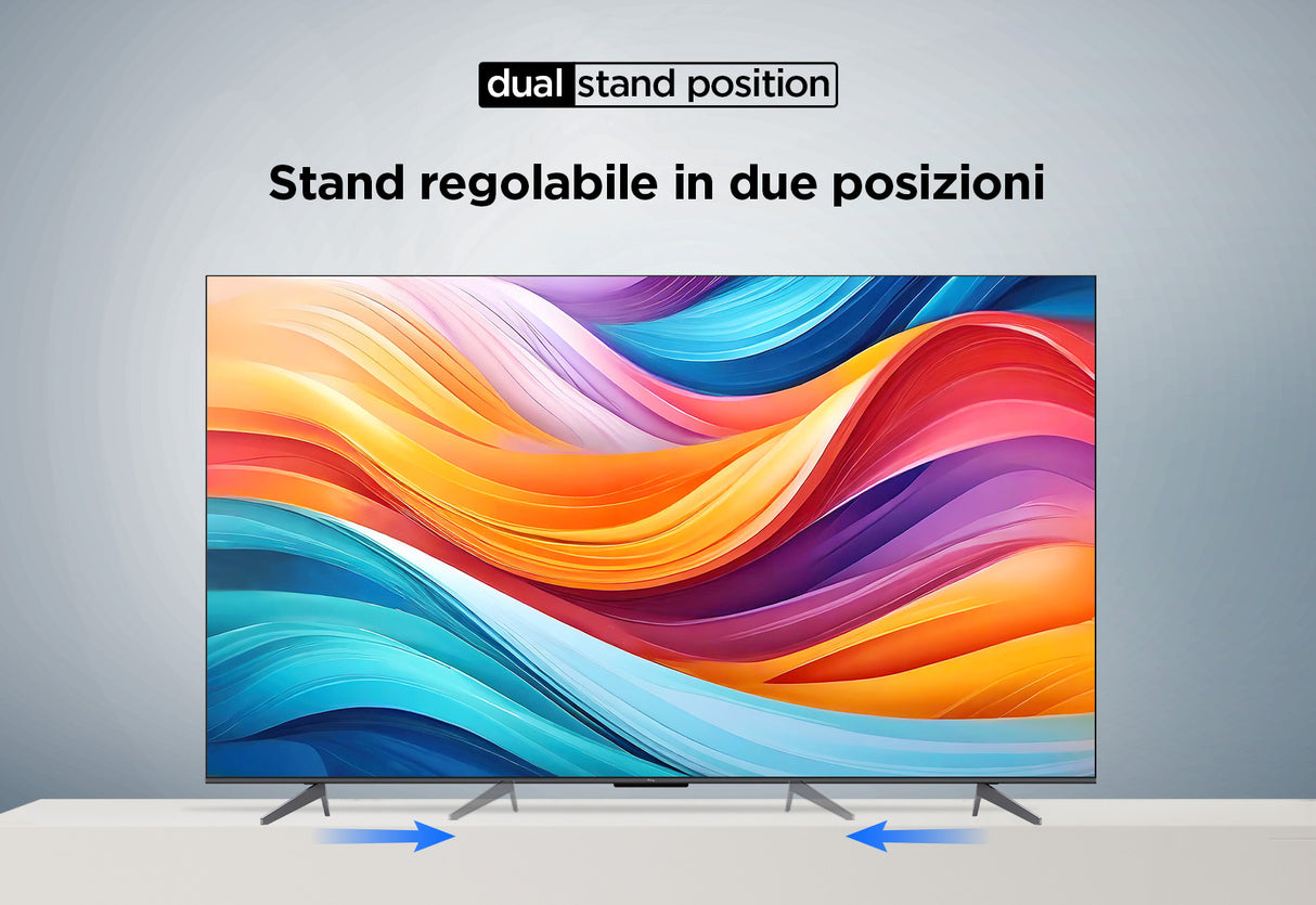TCL C65 Serie C6 Smart TV QLED 4K 75" 75C655, audio Onkyo con subwoofer, Dolby Vision - Atmos, Google TV