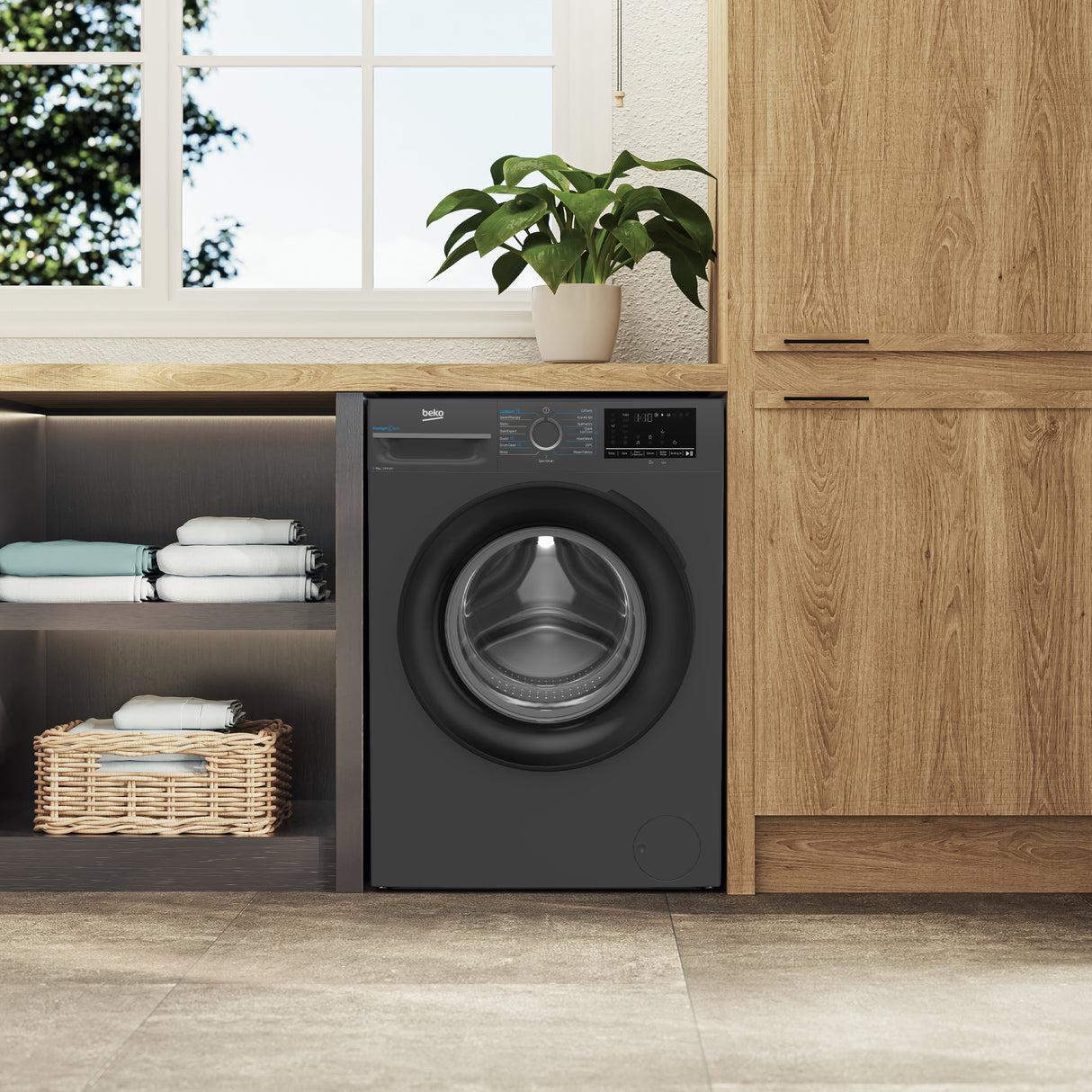 Beko b300 BMEUWT41241M Lavatrice EnergySpin 12kg, Classe A, 1400giri