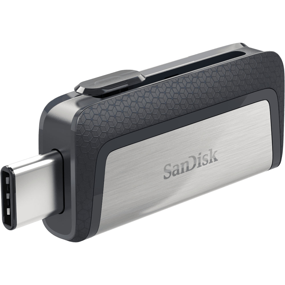 SanDisk Ultra Dual Drive USB Type-C unità flash USB 64 GB USB Type-A / USB Type-C 3.2 Gen 1 (3.1 Gen 1) Nero, Argento