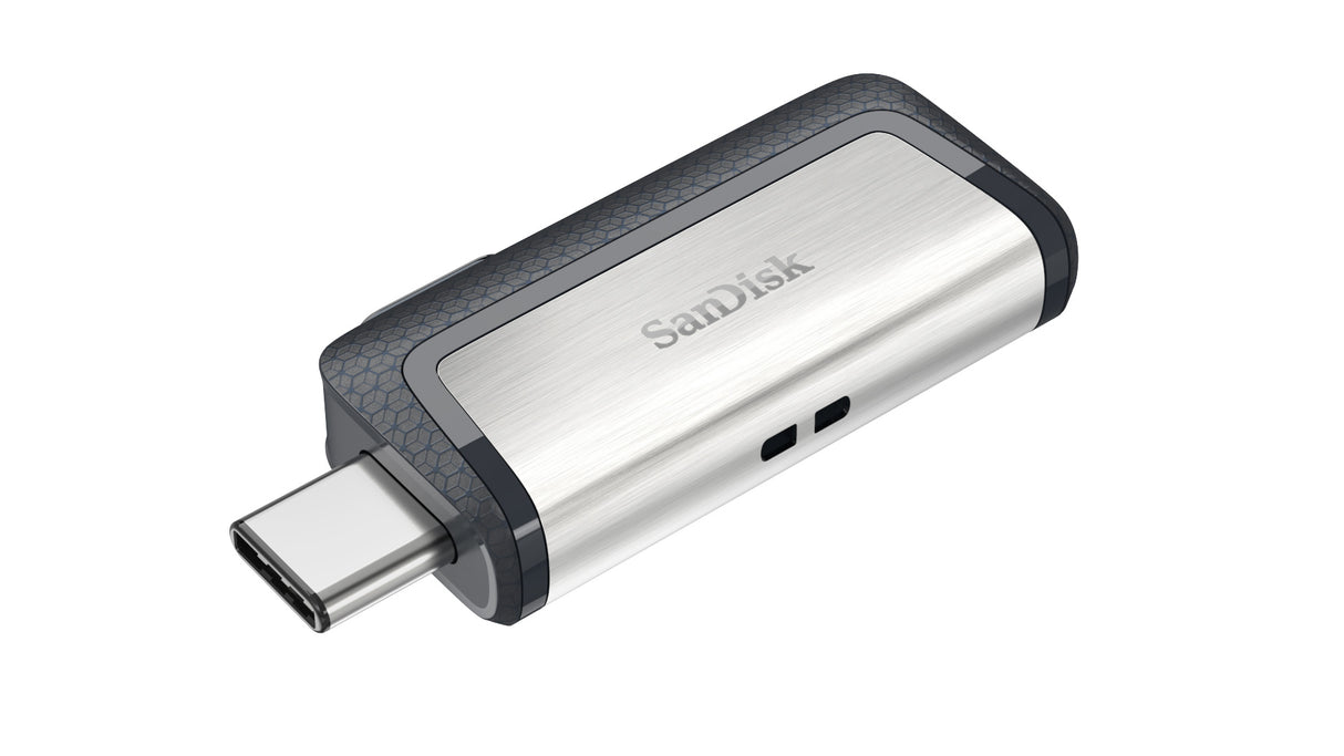SanDisk Ultra Dual Drive USB Type-C unità flash USB 128 GB USB Type-A / USB Type-C 3.2 Gen 1 (3.1 Gen 1) Nero, Argento