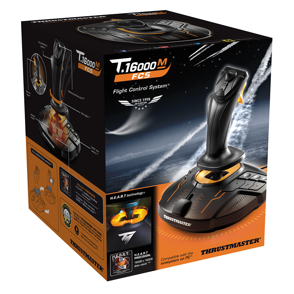 Thrustmaster T-16000M FC S Nero, Arancione USB Joystick Analogico/Digitale PC