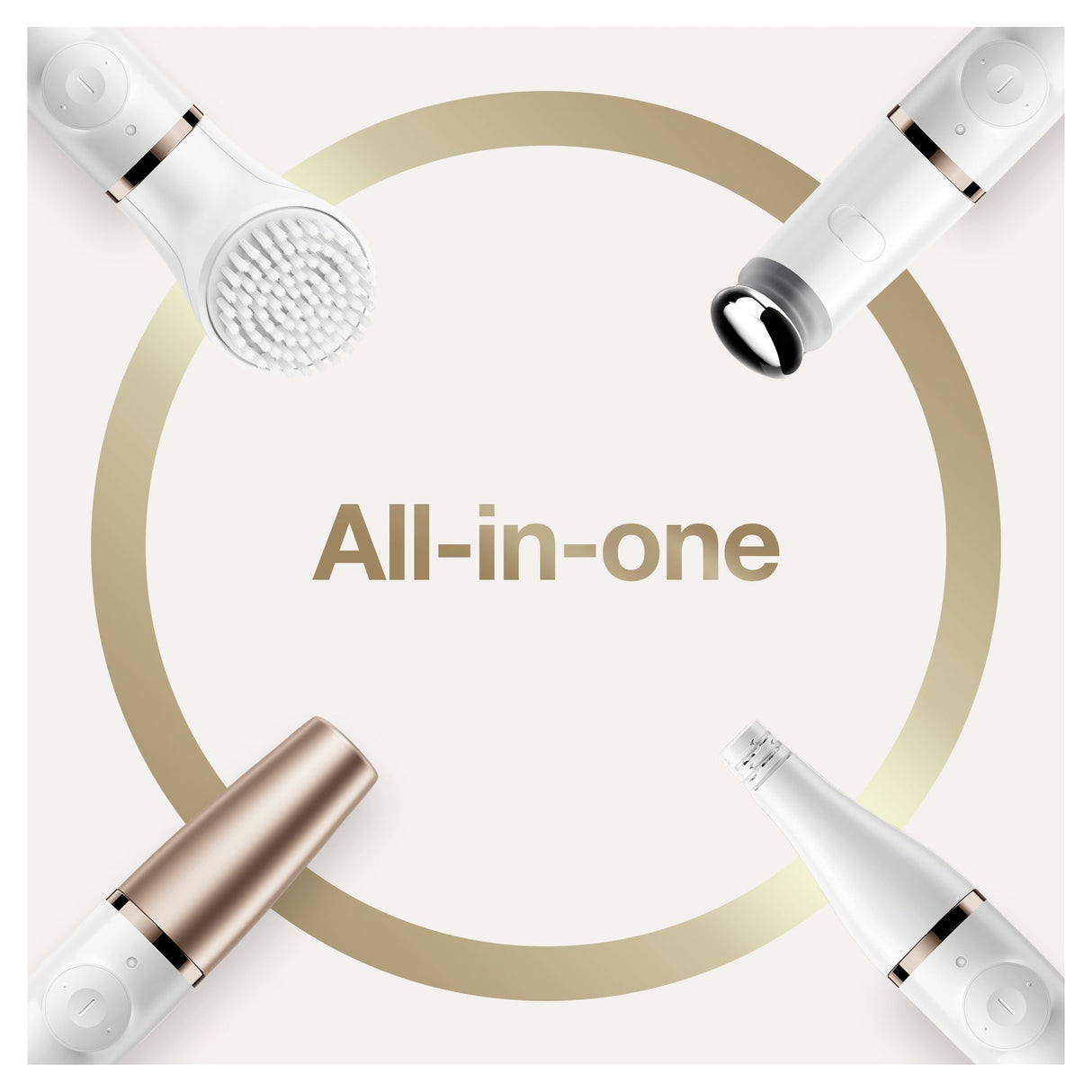 Braun FaceSpa Pro SE911, Bellezza Viso Epilatore Tutto-In-Uno, Incluso Epilatore Per Il Viso Con Dieci Micro Fori, Testina Tonificante E Spazzola Di Pulizia, Ricaricabile Con 90 Minuti Di Uso Senza Fili