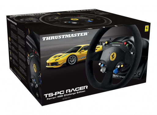 Thrustmaster TS-PC Racer Ferrari 488 Challenge Edition Nero USB 2.0 Volante Analogico/Digitale
