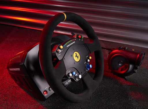 Thrustmaster TS-PC Racer Ferrari 488 Challenge Edition Nero USB 2.0 Volante Analogico/Digitale