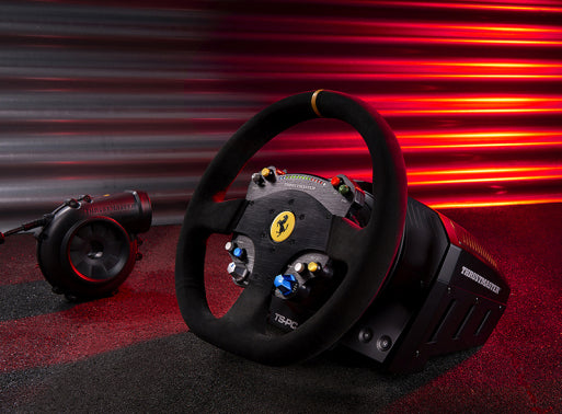 Thrustmaster TS-PC Racer Ferrari 488 Challenge Edition Nero USB 2.0 Volante Analogico/Digitale