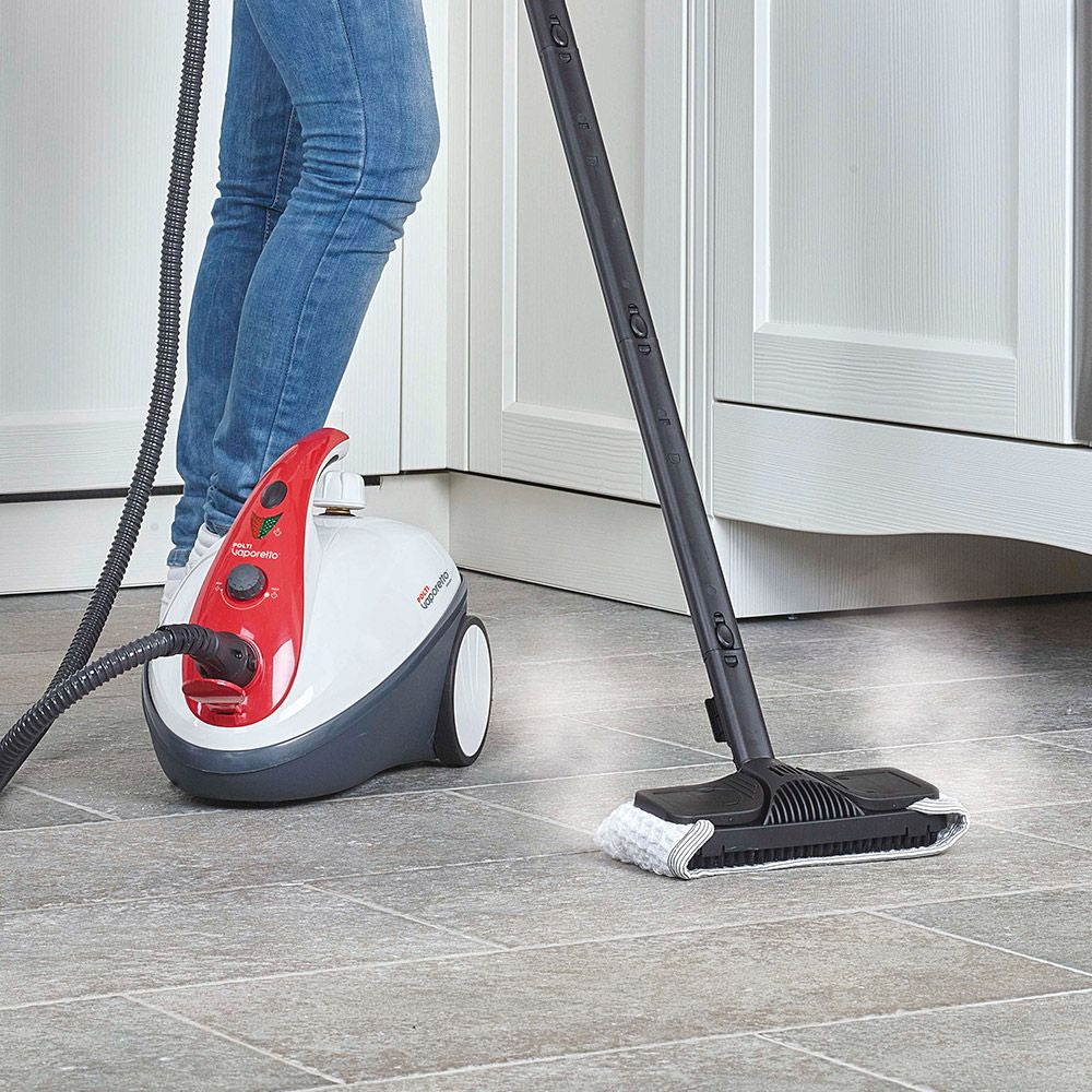 Polti Vaporetto Smart 30_R Pulitore a vapore cilindrico 1,6 L 1800 W Rosso, Bianco