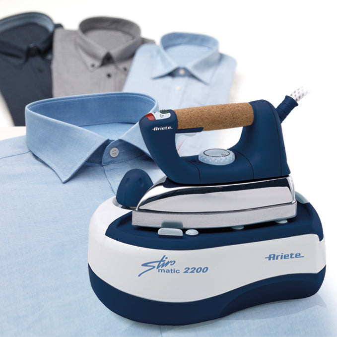 Ariete Stiromatic 2200 Ferro da Stiro a Caldaia White e Blue