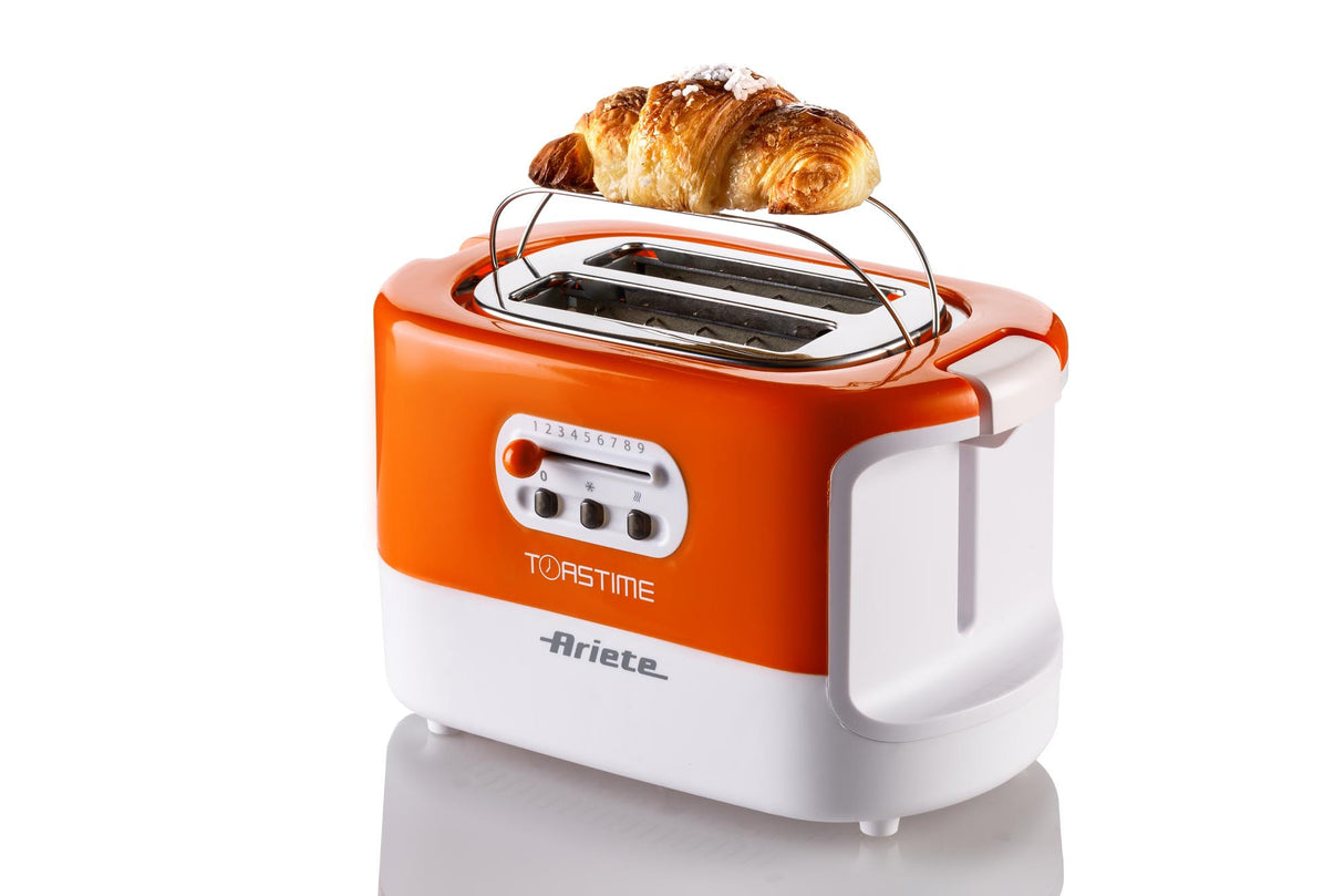 Ariete Toastime Tostapane Arancio e Bianco