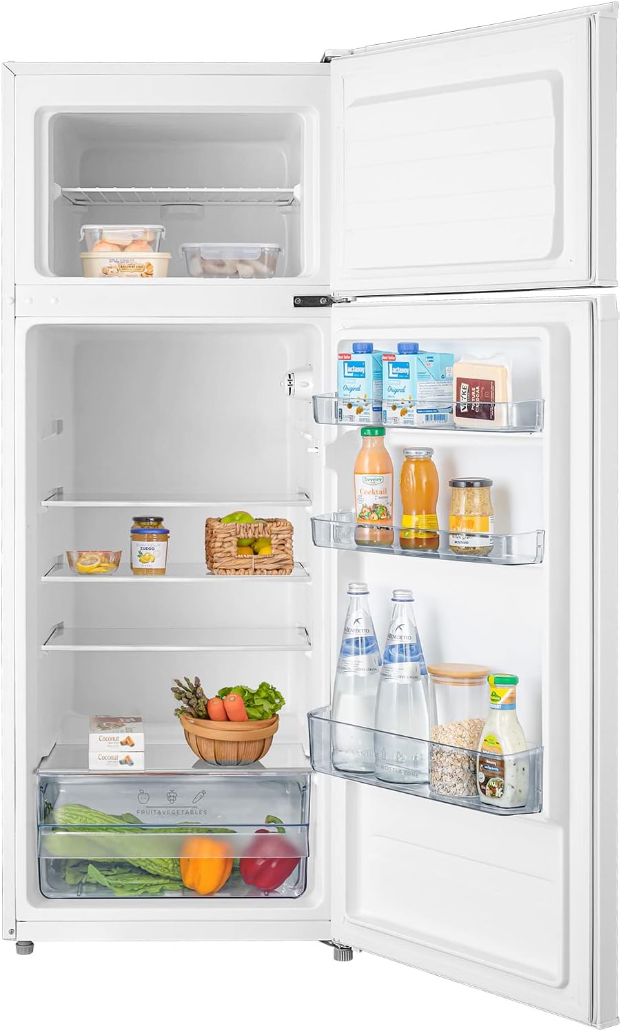 Comfeè RCT284WH2A frigorifero con congelatore Libera installazione 204 L E Bianco