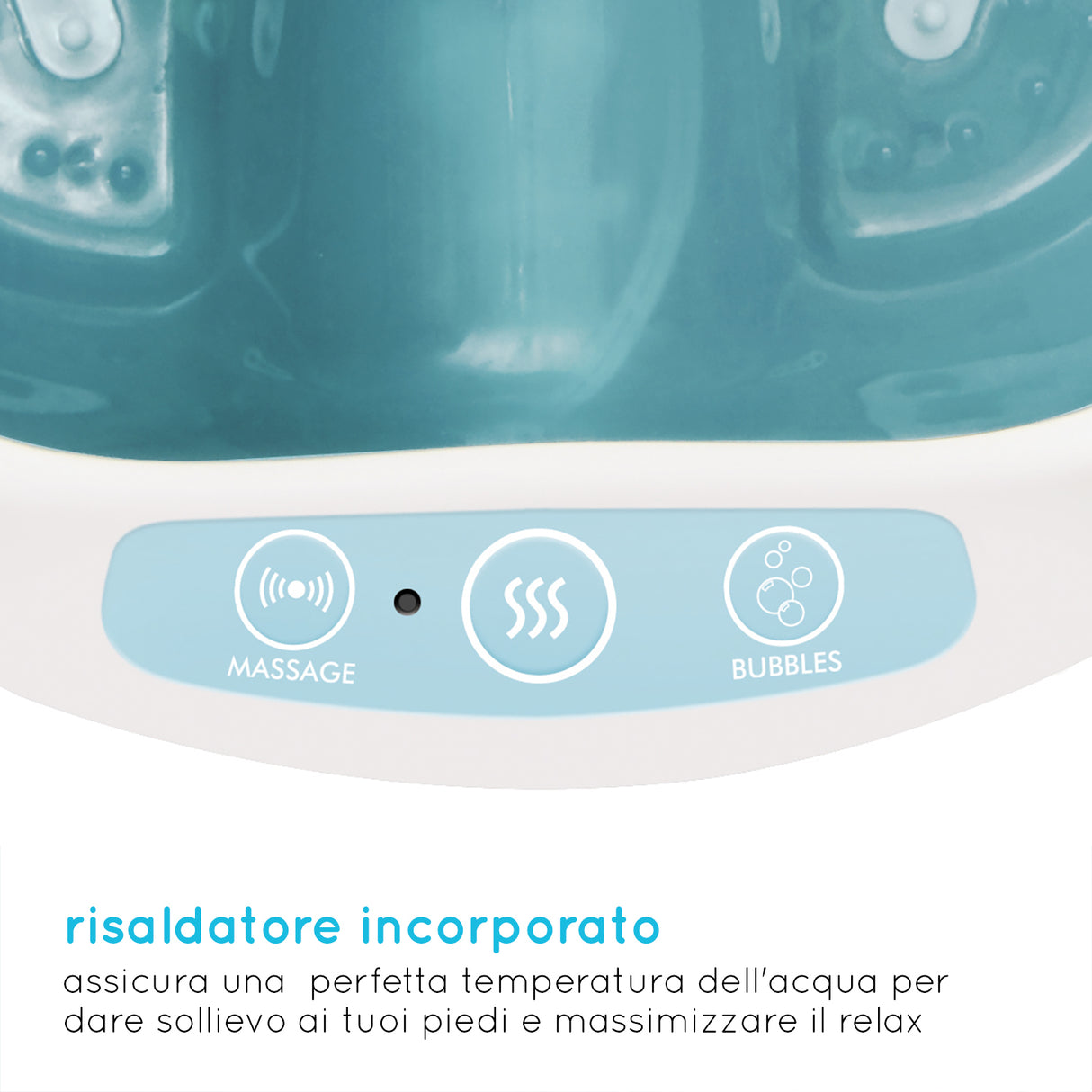 HoMedics Luxury Foot Spa con Funzione Calore