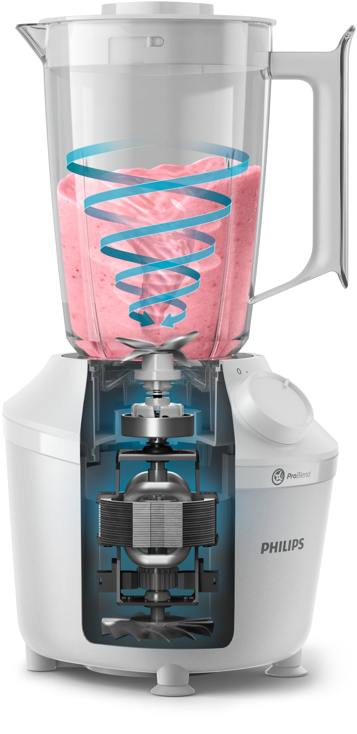 Philips 3000 series Series 3000 HR2041/00 Frullatore con tecnologia ProBlend, 450 W, 1,9 l