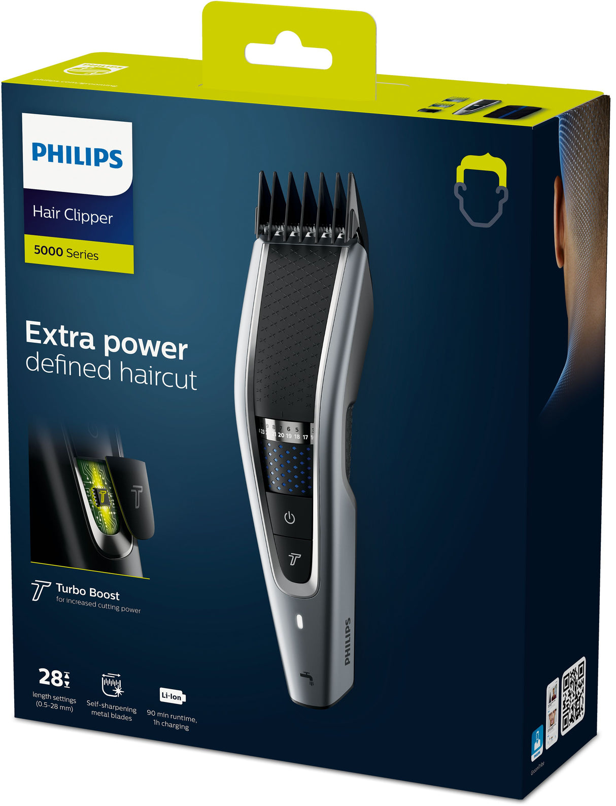 Philips 5000 series Hairclipper series 5000 HC5630/15 Regolacapelli lavabile