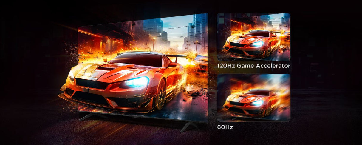 TCL C69 Serie C6 Smart TV QLED 4K 55" 55C69B, audio Onkyo con subwoofer, Dolby Vision - Atmos, Google TV