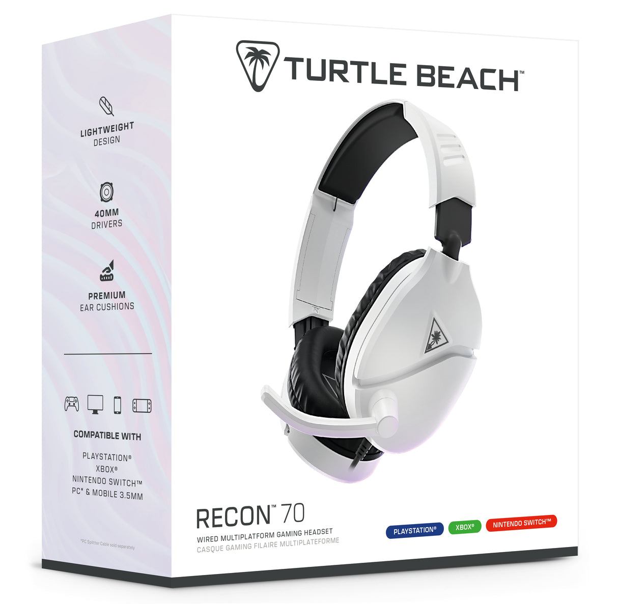 Turtle Beach Recon 70 Auricolare Cablato A Padiglione Gaming Bianco
