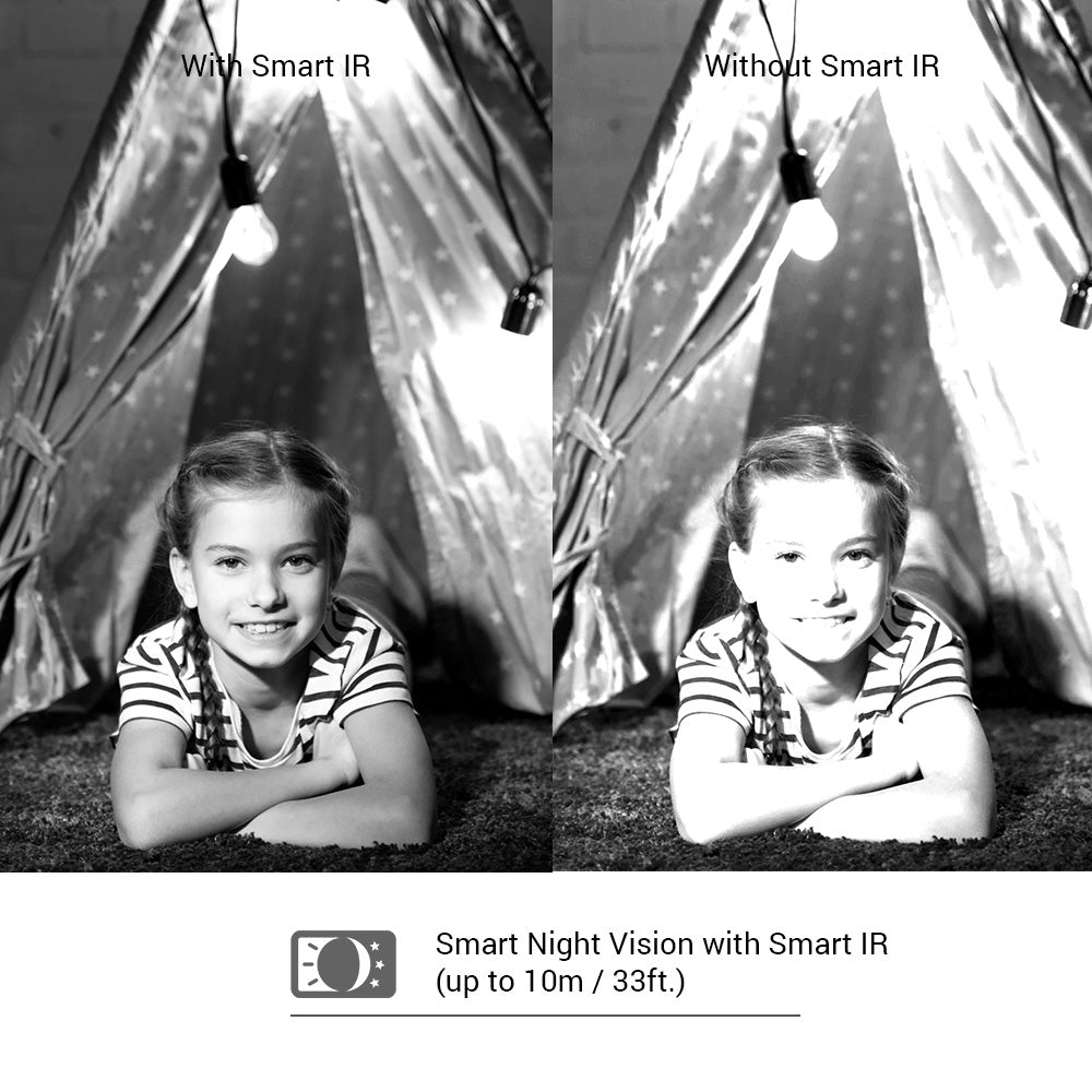 EZVIZ C6N Telecamera Wi-Fi motorizzata per interno con vista a 360°