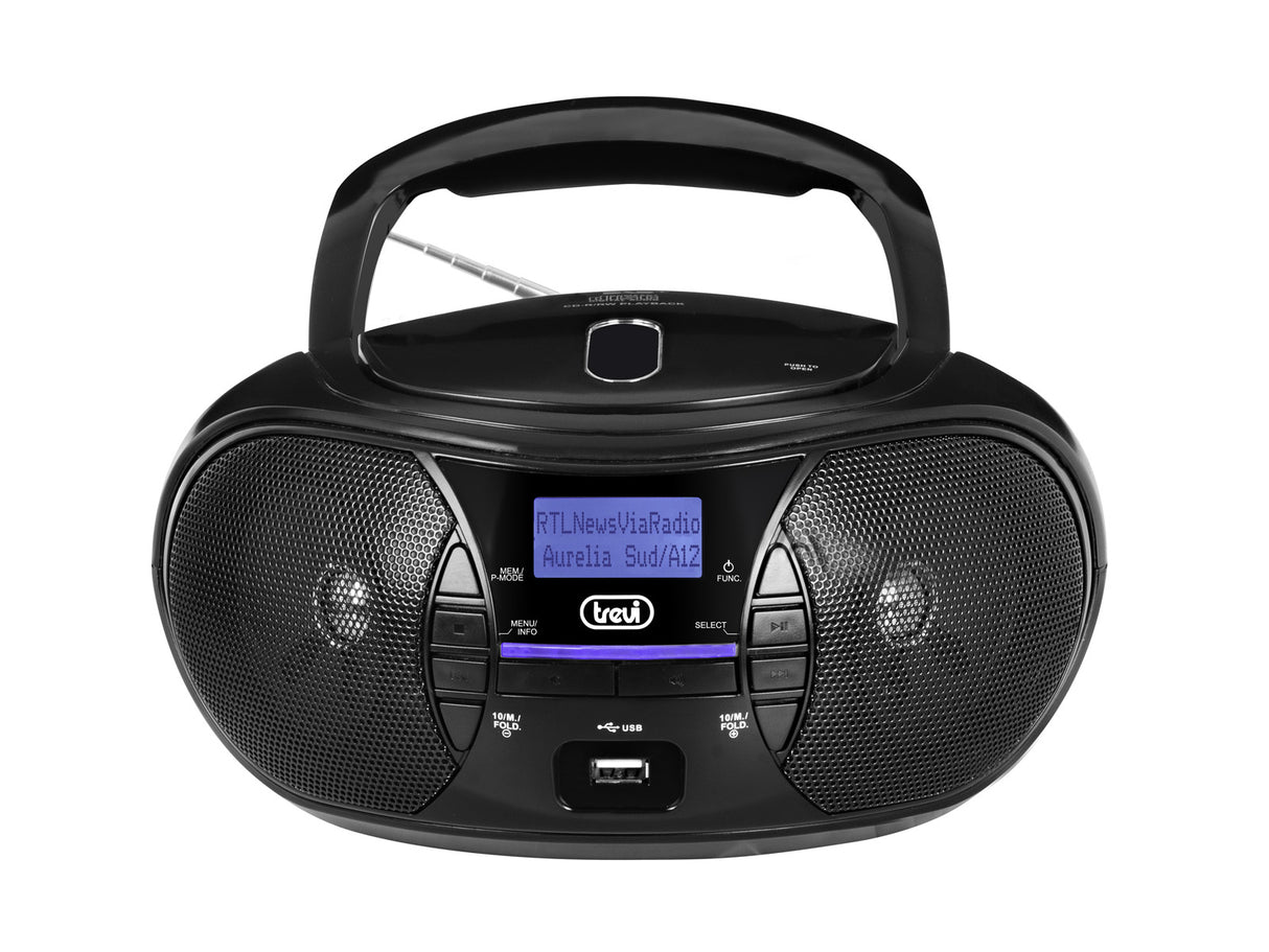 Trevi CMP 581 Digitale DAB+, FM Nero Riproduzione MP3