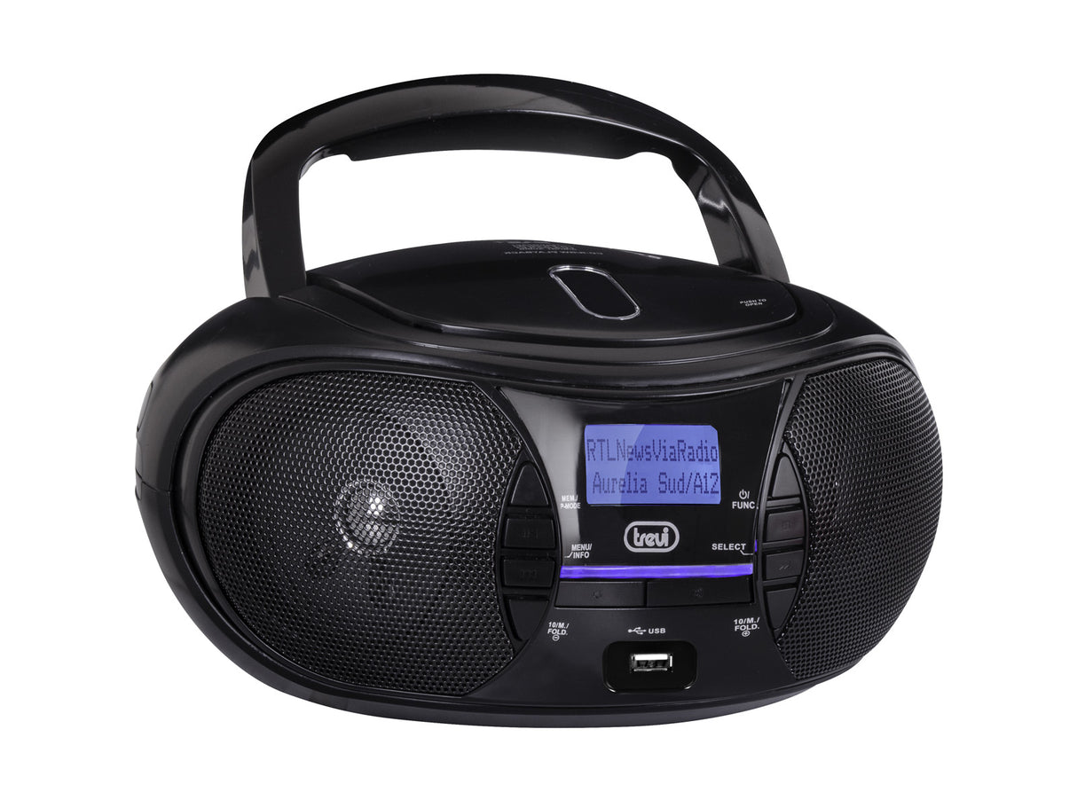 Trevi CMP 581 Digitale DAB+, FM Nero Riproduzione MP3
