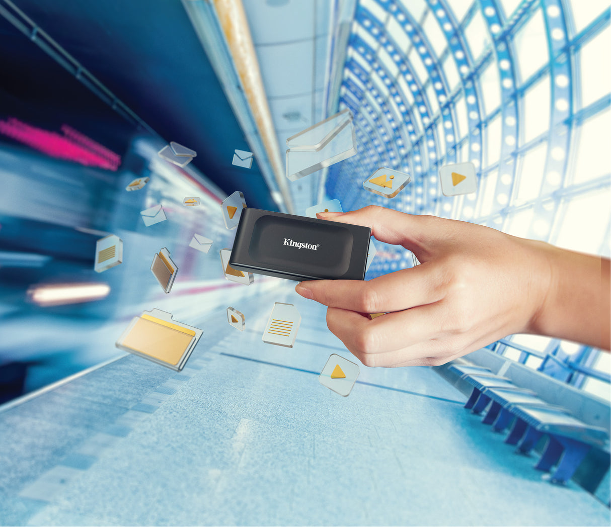 Kingston Technology 2TB SSD esterno XS1000 USB 3.2 Gen 2