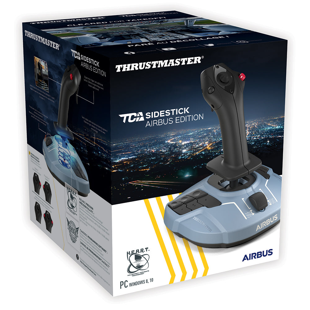 Thrustmaster TCA Sidestick Airbus edition Nero, Blu USB Joystick PC