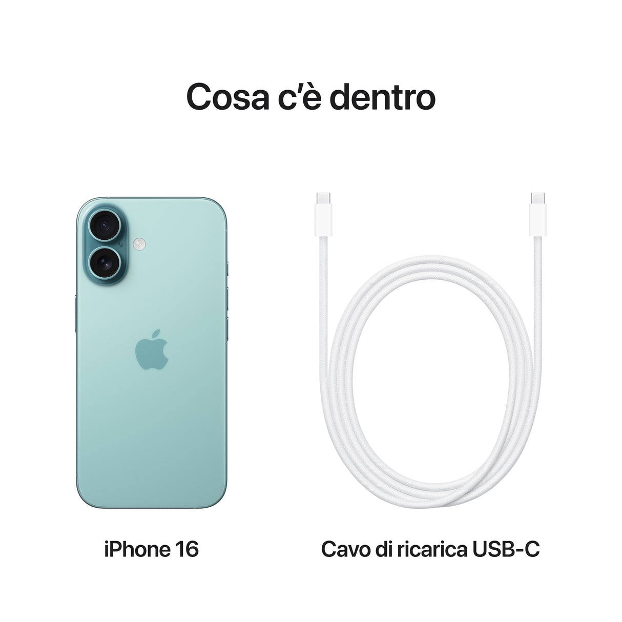 Apple iPhone 16 256 GB Verde acqua