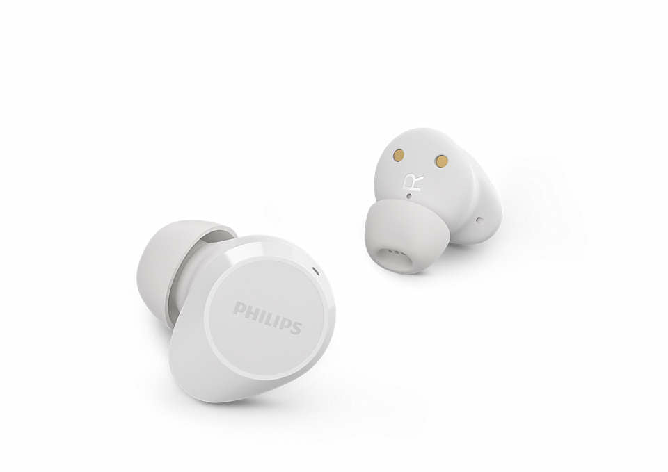 Philips TAT1209WT/00 cuffia e auricolare True Wireless Stereo (TWS) In-ear Musica e Chiamate Bluetooth Bianco