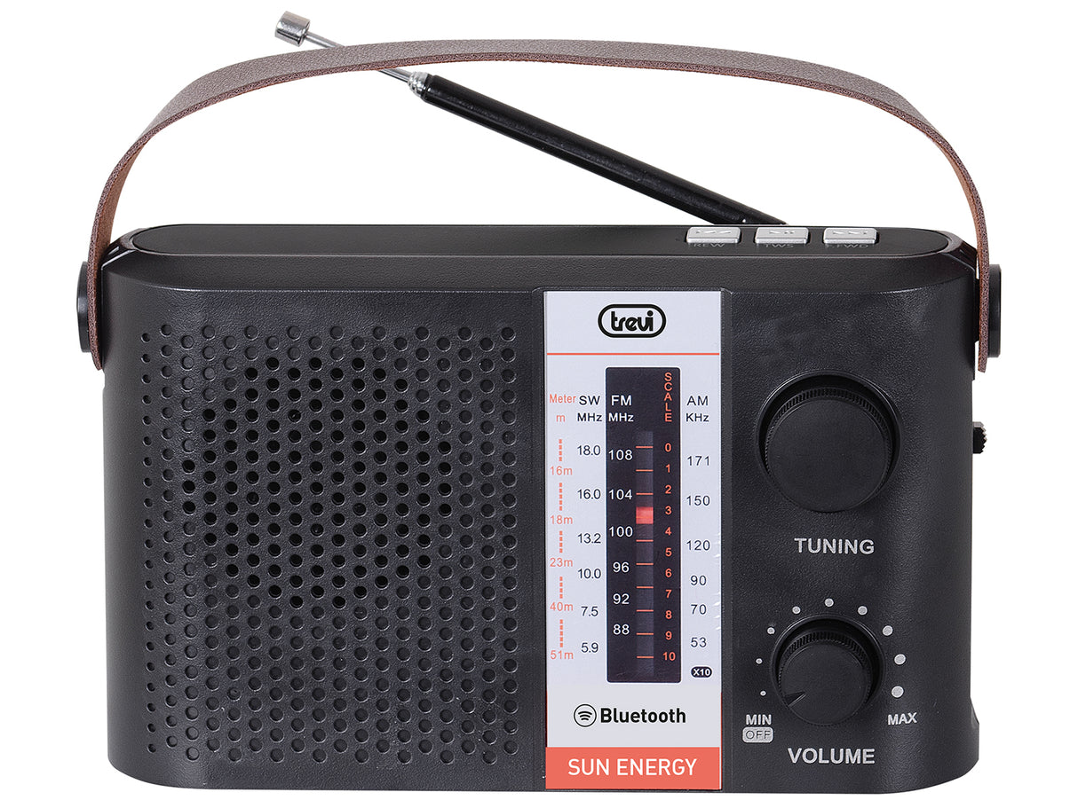 Trevi RADIO PORTATILE A ENERGIA SOLARE WIRELESS USB MICRO SD TWS RA 7F25 BT