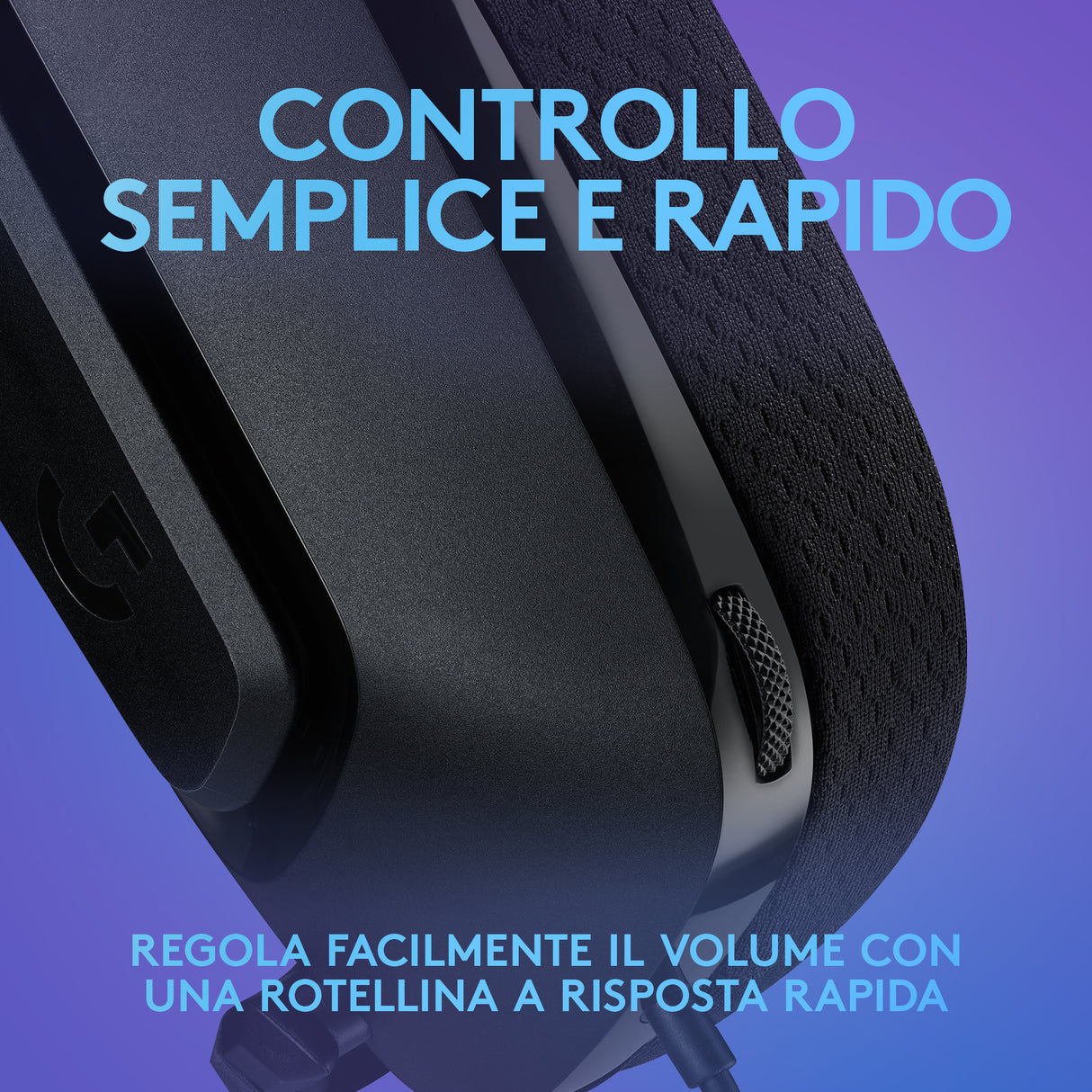 Logitech G G335 Auricolare Cablato A Padiglione Gaming Nero