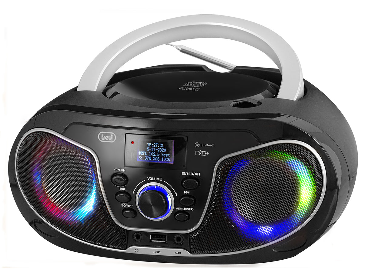 Trevi STEREO PORTATILE BOOMBOX CD DAB DAB+ USB WIRELESS AUX-IN CMP 588 DAB