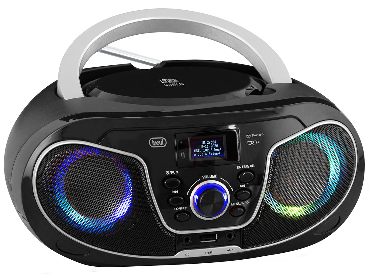 Trevi STEREO PORTATILE BOOMBOX CD DAB DAB+ USB WIRELESS AUX-IN CMP 588 DAB