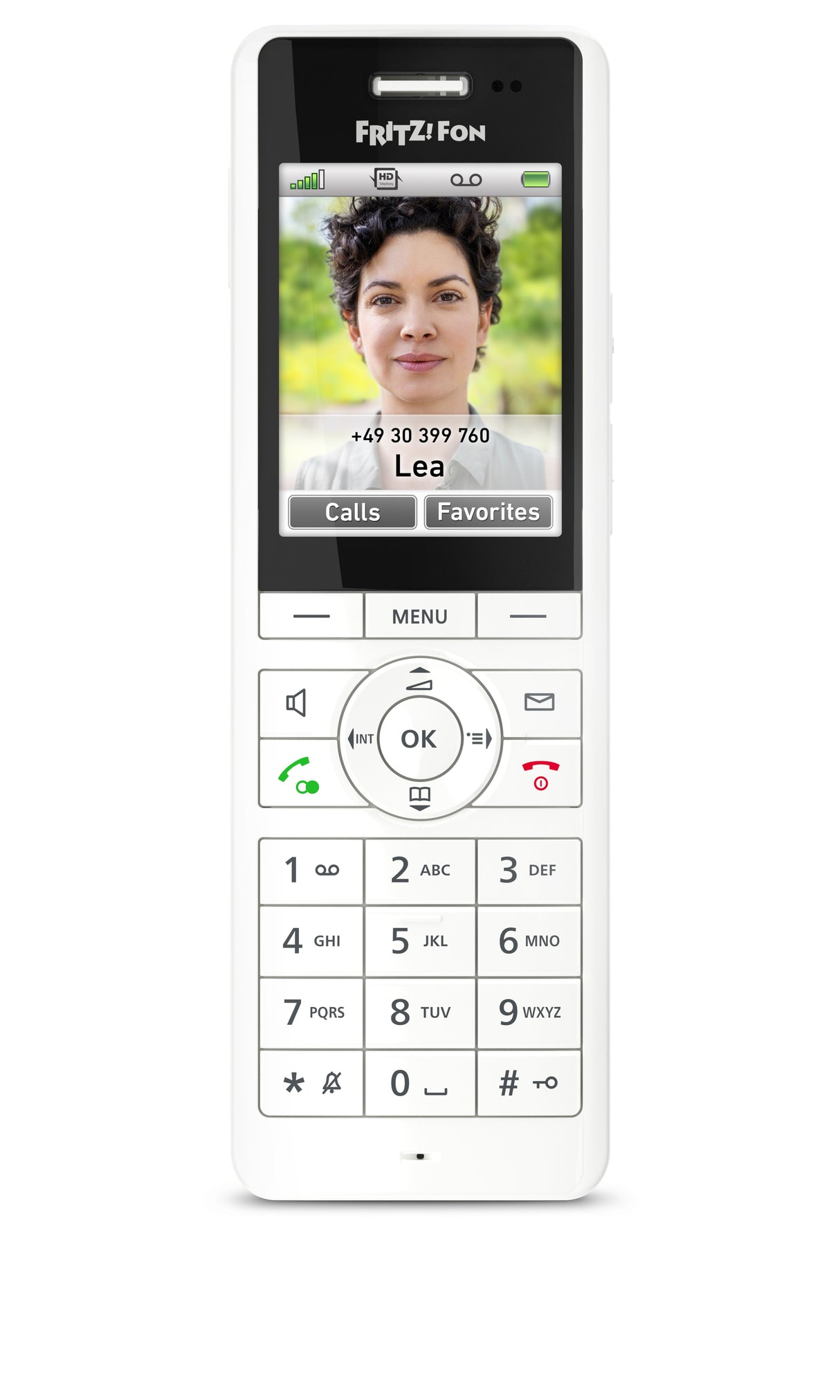 FRITZ!Fon X6 Telefono DECT Identificatore di chiamata Bianco