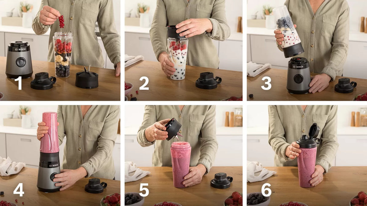 Bosch VitaPower MMB2111S Frullatore Serie | 2 450 W Argento