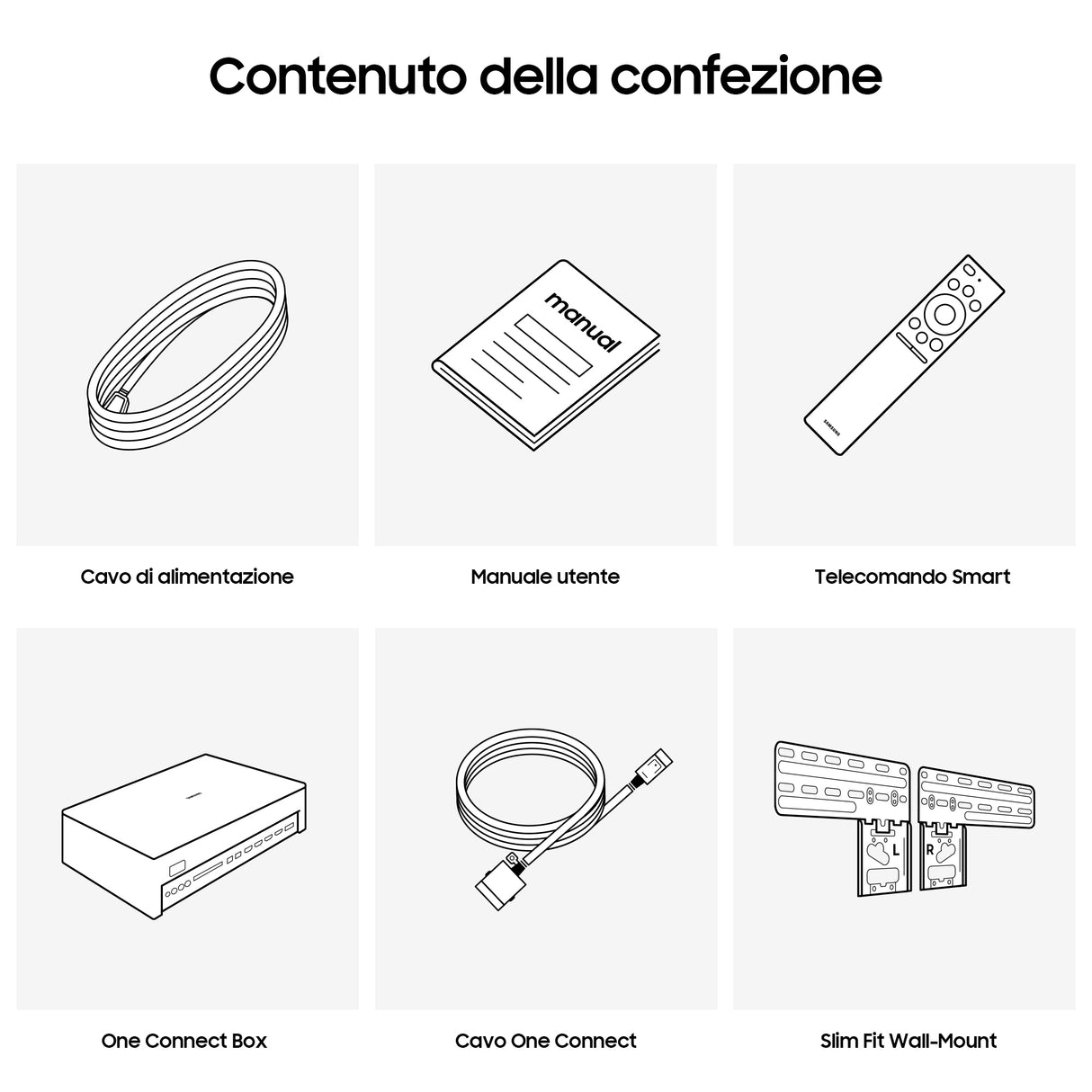 Samsung TV QLED 4K 43” QE43LS03DAUXZT Smart TV Wi-Fi Black 2024, Matte Display, Processore Quantum 4K, Modern Frame Design, OTS Lite