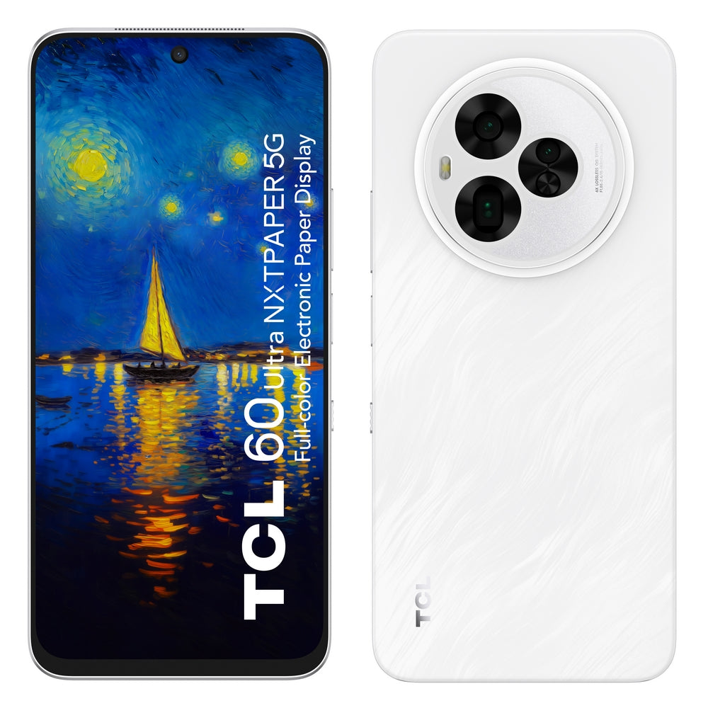 TCL 60 NXTPAPER Ultra 18,3 cm (7.2") Doppia SIM Android 15 5G USB tipo-C 12 GB 256 GB 5200 mAh Bianco