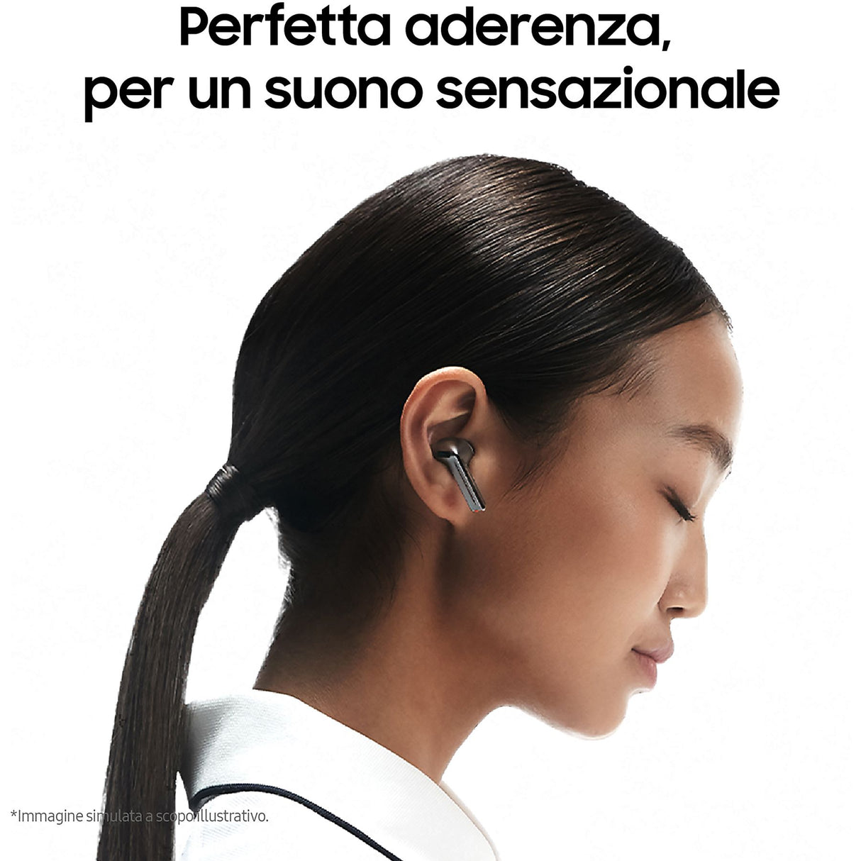 Samsung Galaxy Buds3 Auricolari AI open-type True Wireless, Audio Hi-Fi, Impermeabilità IP57, Silver