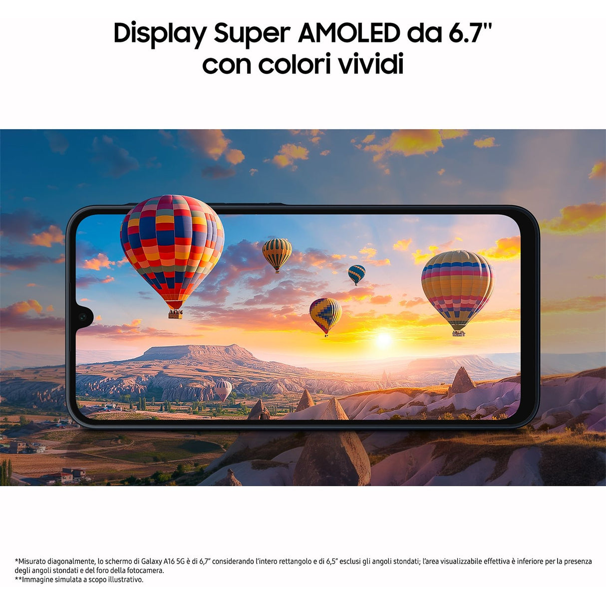 Samsung Galaxy A16 5G 17 cm (6.7") Dual SIM ibrida USB tipo-C 4 GB 128 GB 5000 mAh Nero, Blu