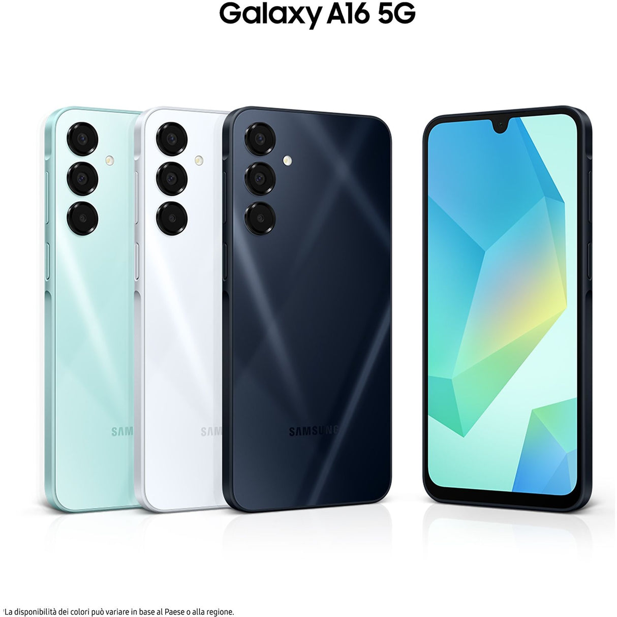 Samsung Galaxy A16 5G 17 cm (6.7") Dual SIM ibrida USB tipo-C 4 GB 128 GB 5000 mAh Nero, Blu