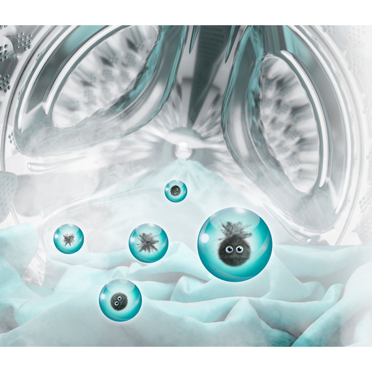 Hisense WFQP7012EVM lavatrice Caricamento frontale 7 kg 1200 Giri/min Bianco