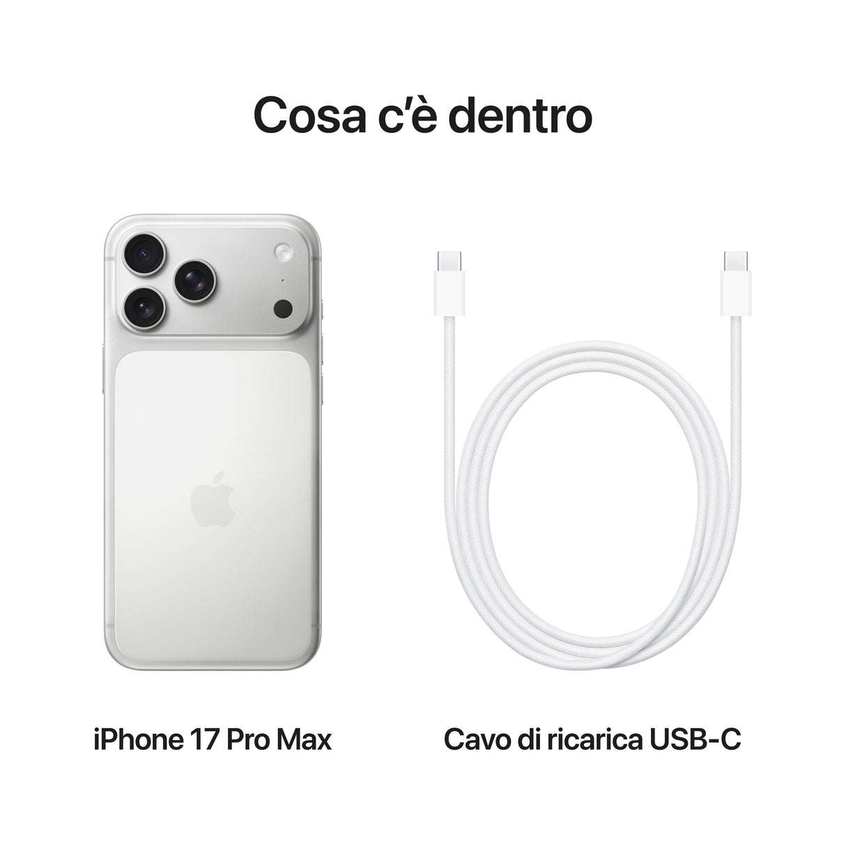 Apple iPhone 17 Pro Max 2TB Argento
